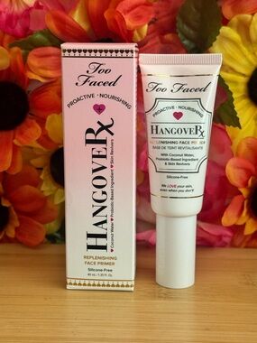 Too Faced Hangover Replenishing Face Primer - Pink, White